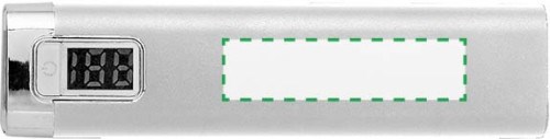 Powerbank aus Aluminium Lukas