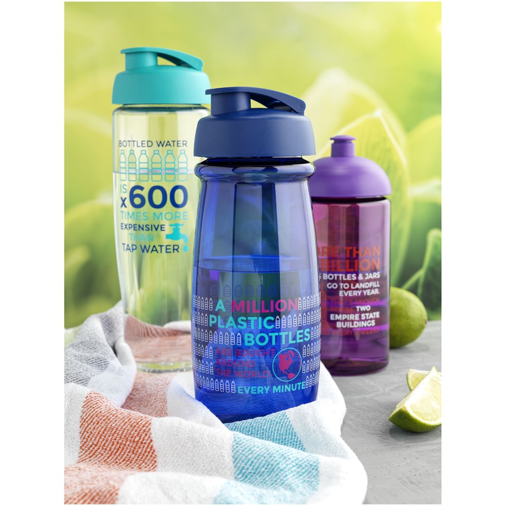 H2O Active® Pulse 600 ml Sportflasche mit Klappdeckel