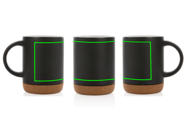 Keramikbecher mit Korkboden