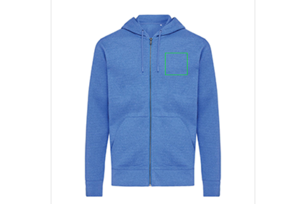 Iqoniq Abisko Zip-Kapuzenpullover aus recycelter Baumwolle