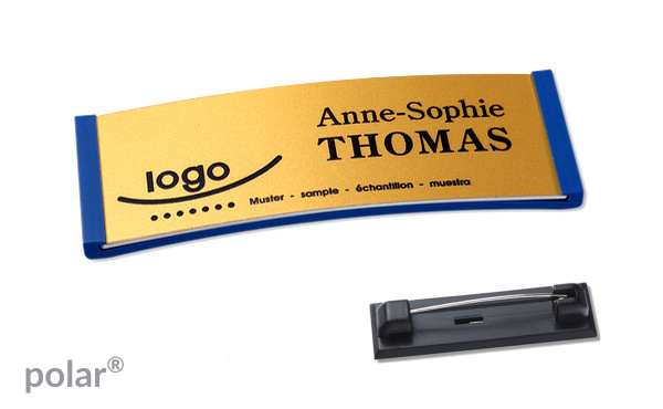 Namensschild polar® alu-complete