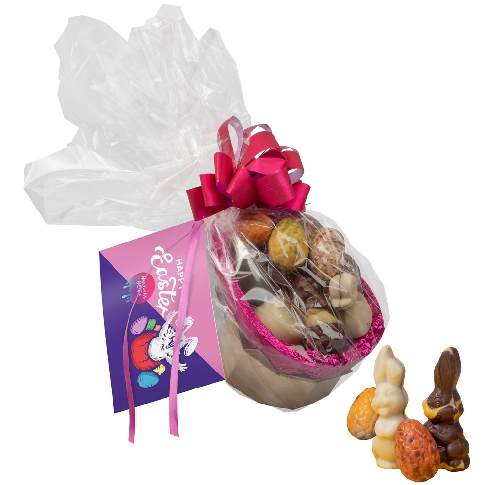 Osterei mit Osterschokolade