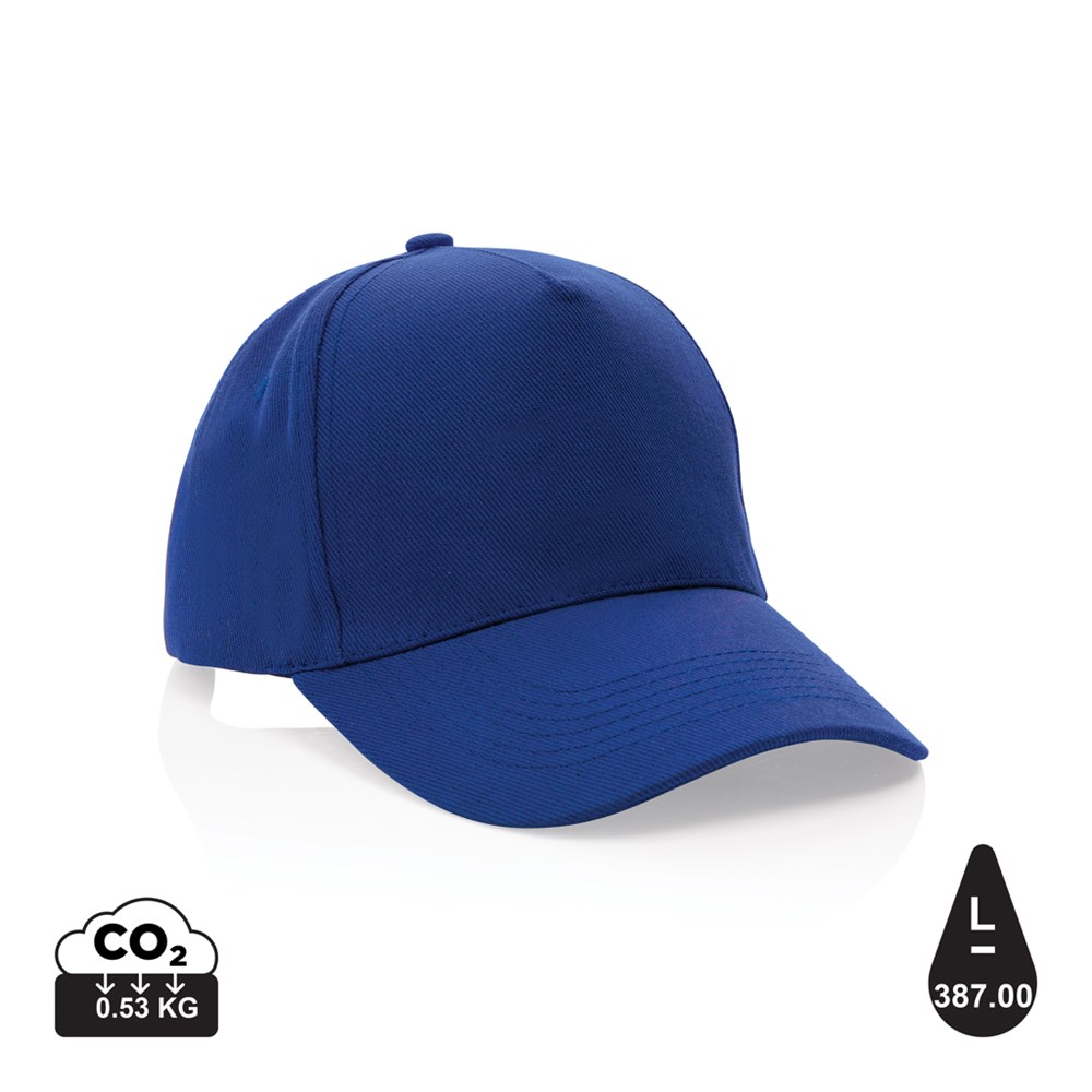 Impact 5 Panel Kappe aus 280gr rCotton mit AWARE™ Tracer