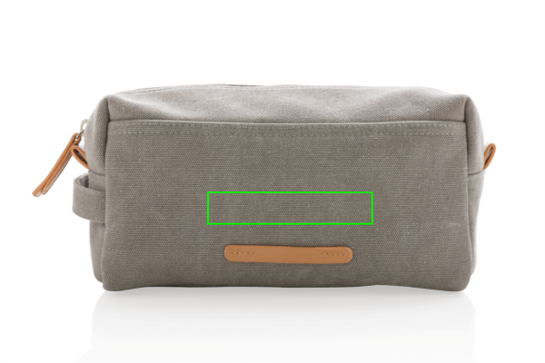 Canvas Kulturtasche, PVC-frei