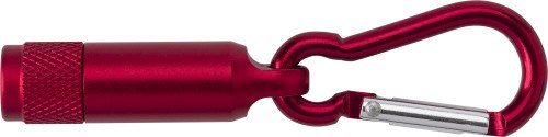 Mini-Taschenlampe aus Aluminium mit Karabiner Tracy