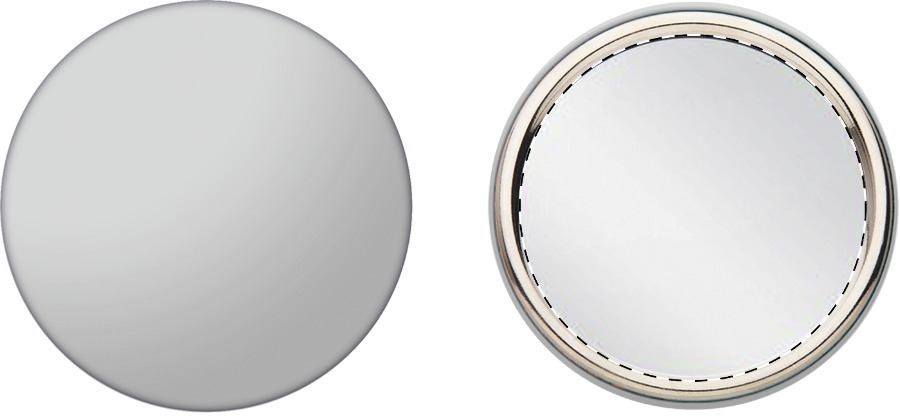 BeautyBadge - Button-Taschenspiegel