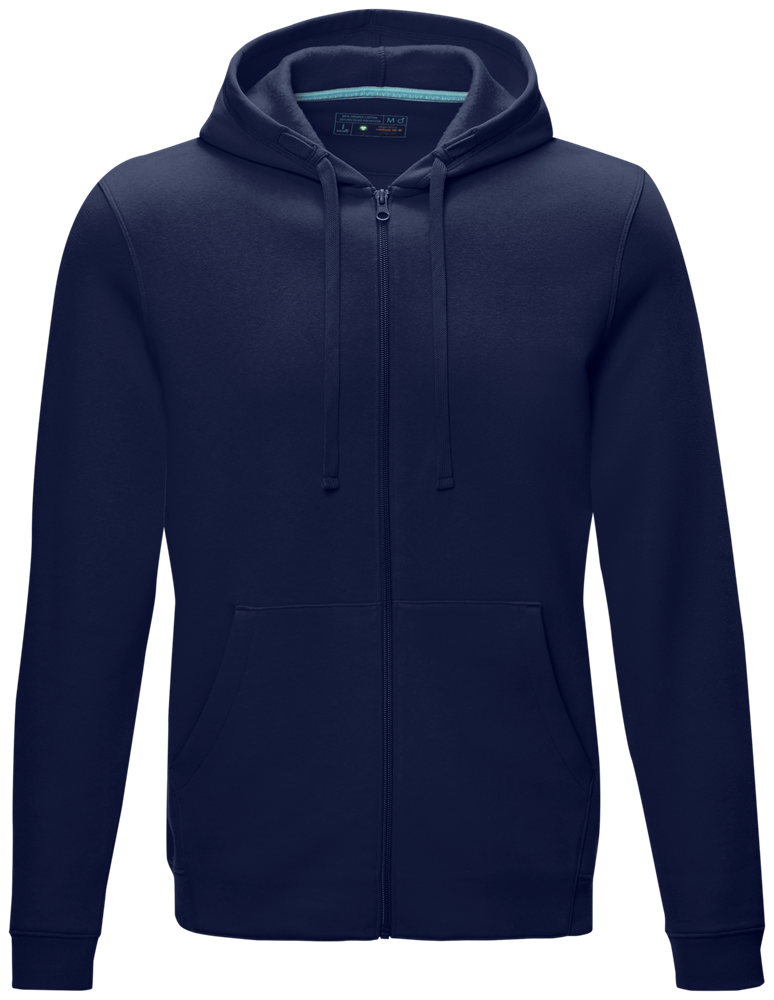 Ruby Hoodie mit durchgehendem Reißverschluss aus GOTS- und GRS-zertifiziertem Bio-Material für Herren
