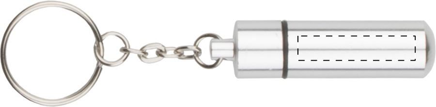 Alumpill - Schlüsselanhänger mit Pillenbox