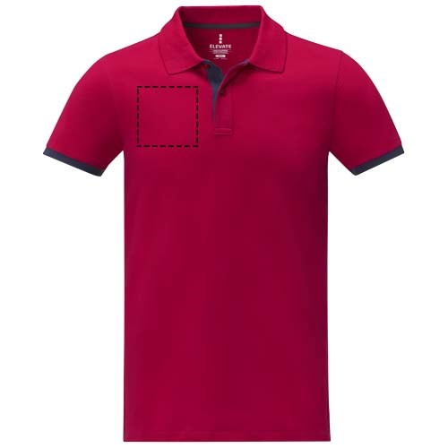 Morgan Polo für Herren, zweifarbig