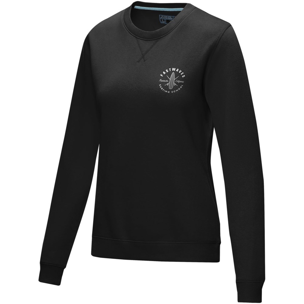 Jasper Pullover mit Rundhalsausschnitt aus GOTS- und GRS-zertifiziertem Bio-Material für Damen
