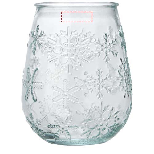 Faro Teelichthalter aus recyceltem Glas